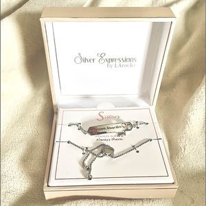 Silver Expressions Sisters Bracelet